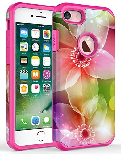 iPhone 7 Case, iPhone 6 / 6S Case (4.7'), Hasting [Drop Protection] Dual Layer Graphic Hard Hybird Slim Defender Armor Protector Cover for iPhone 7 (Dream Flower)