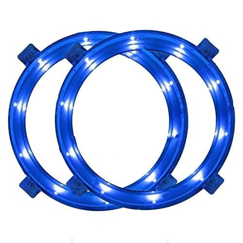 Cornhole Lights LED by Valulane All Night Cornhole Game Set six different colors (Blue)