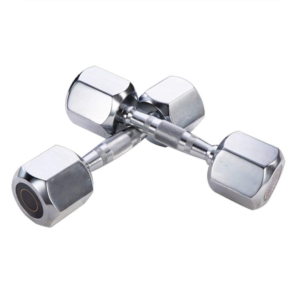 Hex Dumbbell Set, Pure Steel Solid Dumbbell Push-Up Frame Men's Fitness Equipment Home Core Strength Muscle Training (8KG / 17.5 LB 2)