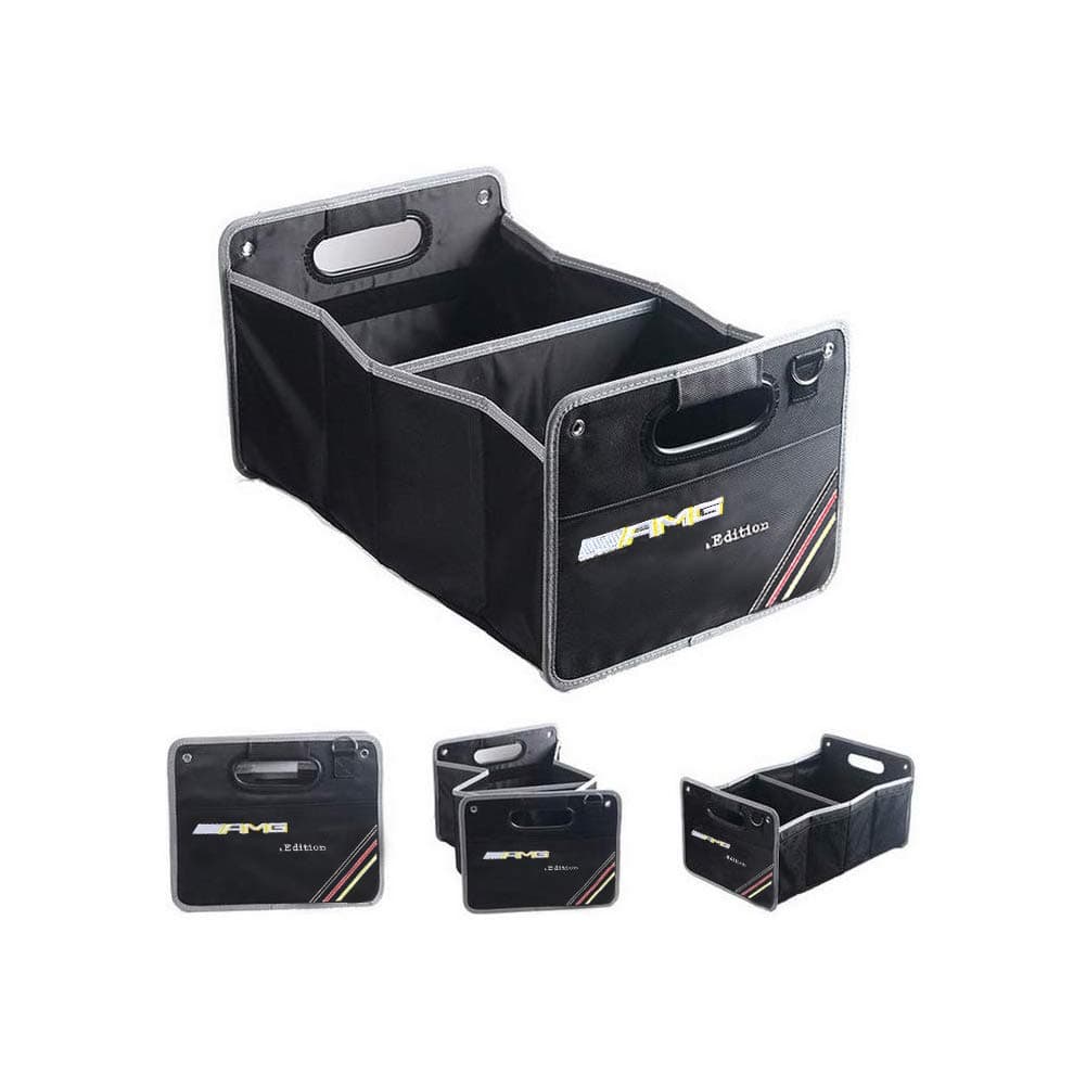 YIKAKA Auto Trunk Organizer Collapsible Cargo Storage Container Black for CLA, CLS Class All car Models