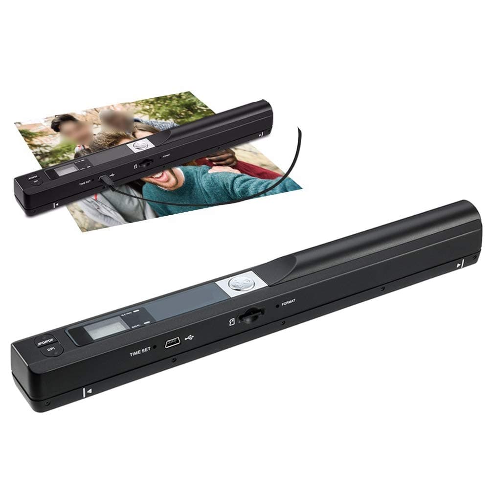 KYLINDRE Portable Document Scanner, 900DPI Handheld Document & Image Scanner A4 Colour Photo USB Mobile Scanner,(JPG/PDF Format, High Speed USB 2.0)