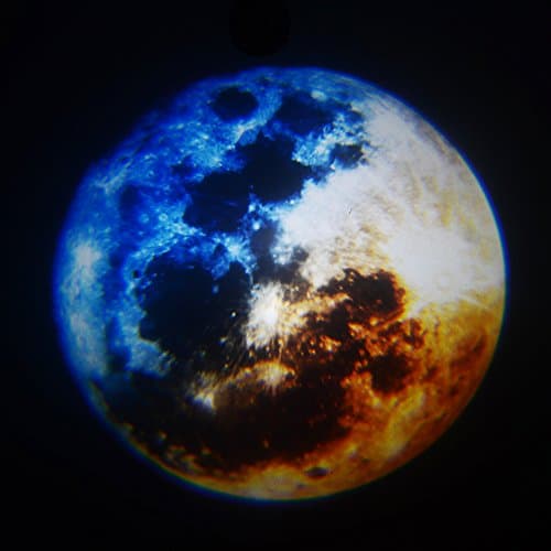 2X 3D Moon Logo Insert for Car Welcome Light