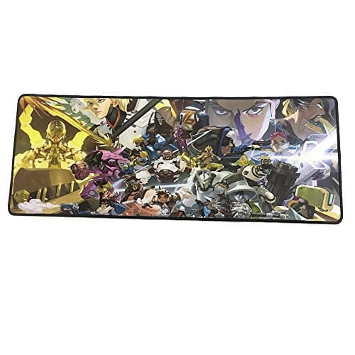 Gicon OW Mouse Pad Gaming Mouse Pad Extended Gaming Mouse Mat with Stitched Edges Anti-Slip Rubber Base Family 02 OW (31.5Lx11.8Wx0.12H)