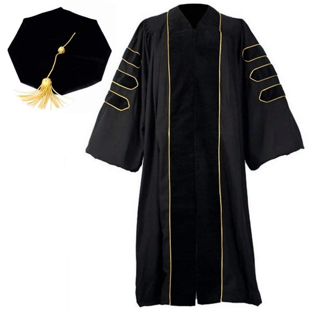 PHD Gown/6 Sided/8 Sided Tam Set