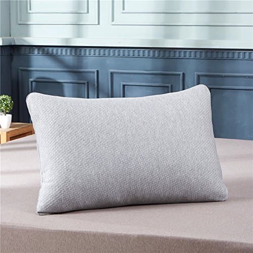 ZOOM Pillow Case Queen Size - Air Layer 100% Polyester,Ultra Soft - Pillowcase with hidden zipper - Hypoallergenic, Antibacterial Wrinkle Set of 2 (Grey, 20X30 inches)