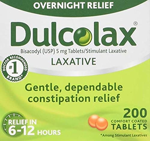 Dulcolax Laxative 5 mg - 200 Count (2 Packs)