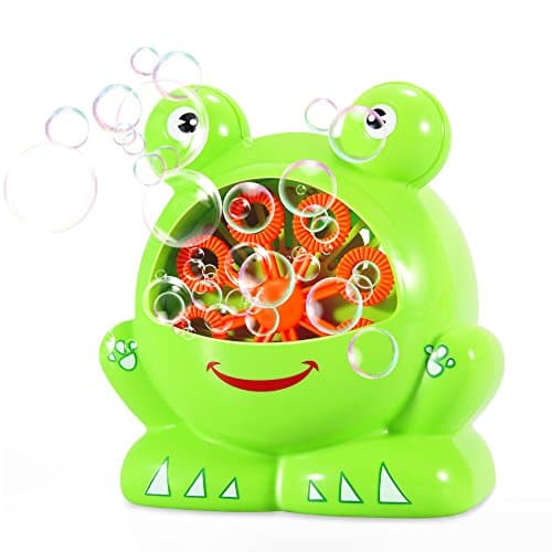 Geekper Bubble Machine for Kids, Mini Automatic Bubble Blower Durable Bubble Maker, 500 Bubbles per Minute Simple and Easy to Use