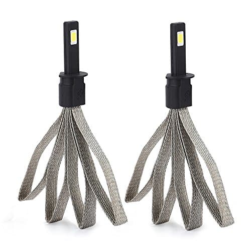 LOSKA H1 LED Headlight Bulbs Convert Kit with Advanced COB Chip Wattage 60W 6000K Lumen Brighter White All-in-One Strip Light Conversion Kit (H1)