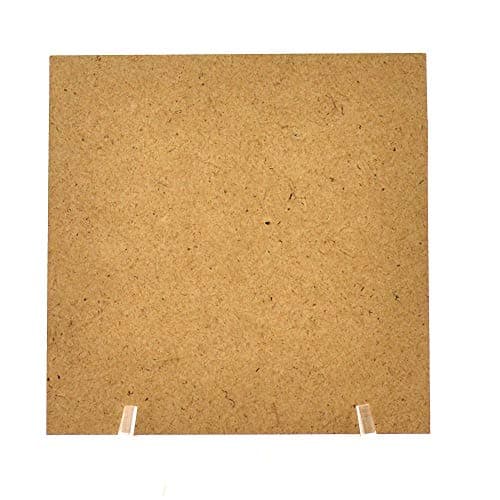 x10 MDF Basic Blank Shapes, Wooden, Circles, Squares, Rectangles, Triangles, Hearts, Stars, Hands, Feet, Teddy Bears and More. x10 (100mm Squares)