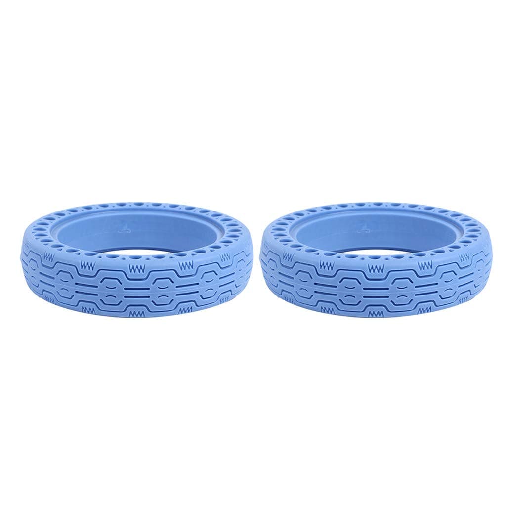 FOLOU Electric Scooter Replacement Wheels Solid Never Flat Tires for Xiaomi M365 or Similar E-Scooter Models (Set of 2 Tires)