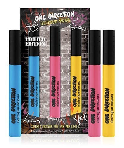 Make Up by One Direction Electro, Glam and Colored Mascara Trio for Hair and Lashes, Multi, 3 Count by Makeup by One Direction