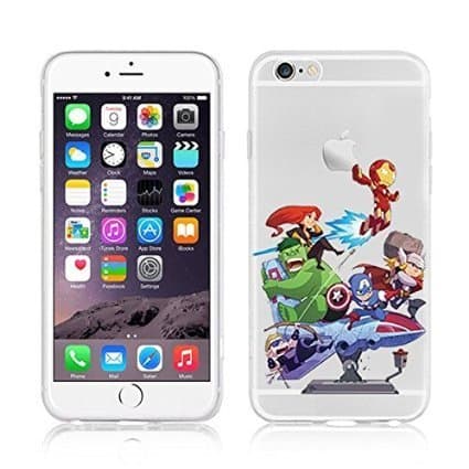 NEW MARVEL AVENGER Transparent TPU Soft case For Apple Iphone 5/5s .5SE & 5C (APPLE IPHONE 5SE, MARVELS)