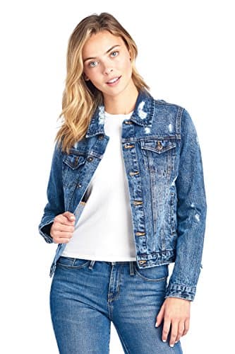 ICONICC Womens Denim Jean Jacket