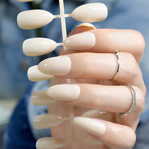 Dusty Cedar Fashion Stiletto False Nails Pointed Sharp Candy Red Fake Nails For Daily Wear On The Nail Tree 24Pcs F54-637P