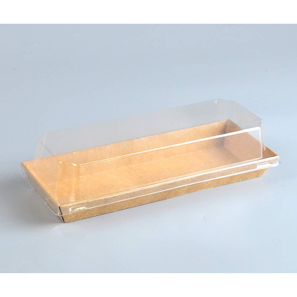 Disposable Sushi Packaging Box Rectangular Takeaway Box Type 2180 50pcs per Package