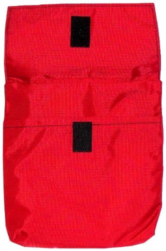 Handi Pockets 1a5rd Storage Accessory Crutch, Nylon, Red with Flap