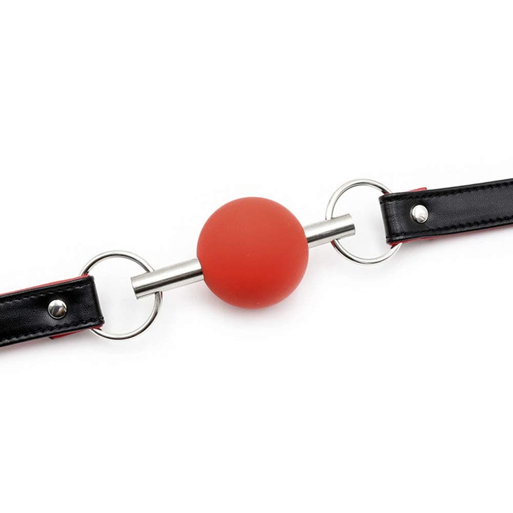Open Breathable Mouth Ball (Red)