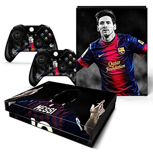 FriendlyTomato Xbox One X Console and Wireless Controller Skin Set - FCB 10 - XboxOne X XOX Sticker Vinyl