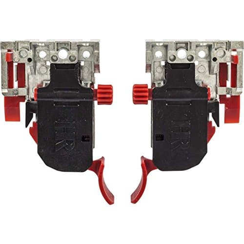 One Pair - 4-Way Adjustable Release Clip with Zinc Base for Undermount Slides for USE-Series Undermount Drawer Slides