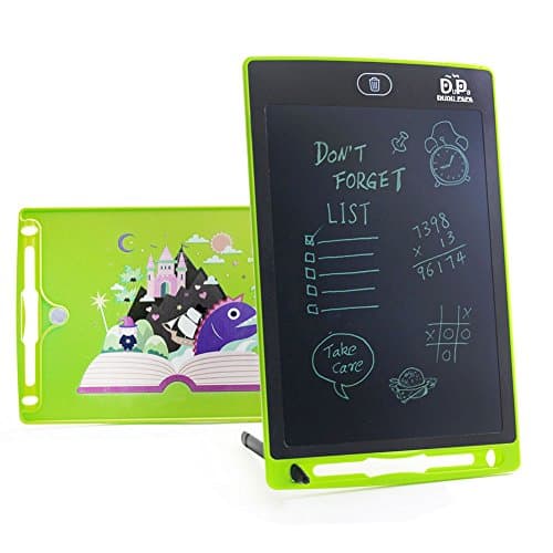 LCD Writing Tablet Writing pad writing doodle pad 8.5inch Kids Drawing Board Doodle Pad Writing Board Kids tablet Kids pad Kids doodle pad White board Fridge Magnet Notepad Easter gift Boy toy(Green)
