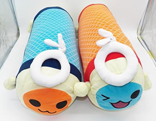 2 pcs Set ~21" LONG LARGE Taiko Drum Master Plush Pillow Set ~