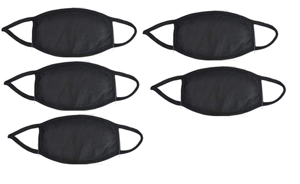 Thick Cotton Face mask - Pack of 5