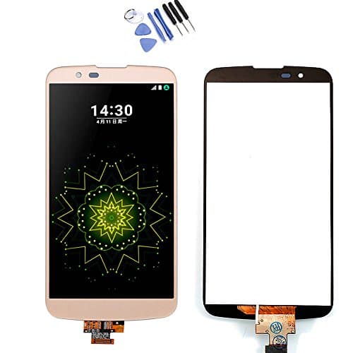NUMKUN LCD Display Digitizer Touch Screen Assembly For LG K10 LTE K430 K410 K420 (Gold)