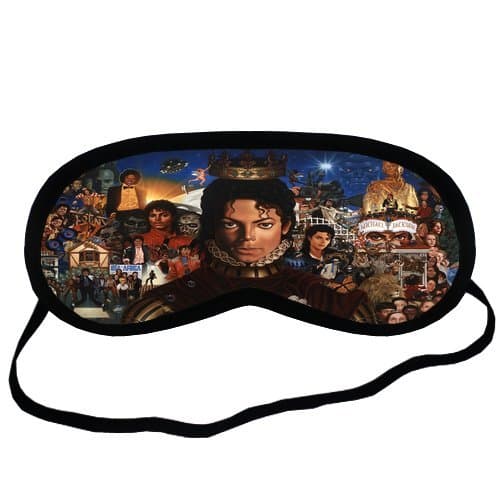 Custom Michael Jackson Sleeping Mask, Comfortable Soft Cotton Shading breathable Sleeping Aids Eye Mask Cover Travel &amp; Work Rest