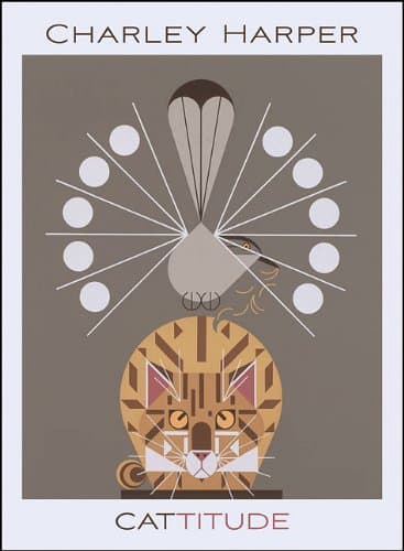 Charley Harper: Cattitude Notecards [With Envelope]