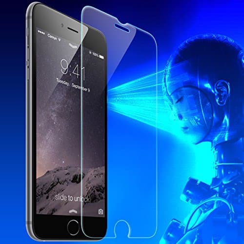 Iphone 6plus/6s Plus/7Plus Anti Blue Light Screen Protector Premium Blue Light Filter Eye Protection Screen By Cool Idea Offer Shatter Proof Blue Light Blocking Tempered Hd Glass (Clean)