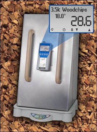 Humimeter BM2-KIT Biomass Moisture Content Meter, Data Output Version, Supplied with HM-11656 Digital Scale 10Kg, Measuring Range: 5 to 60%