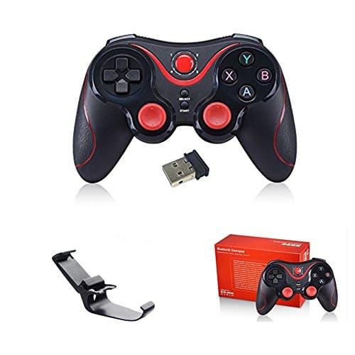 IJYD Bluetooth Wireless Game Controller For IOS ( iPhone/ iPad/ iPod touch/TV) and Android (Phone / Tablet / TV Box )-Black