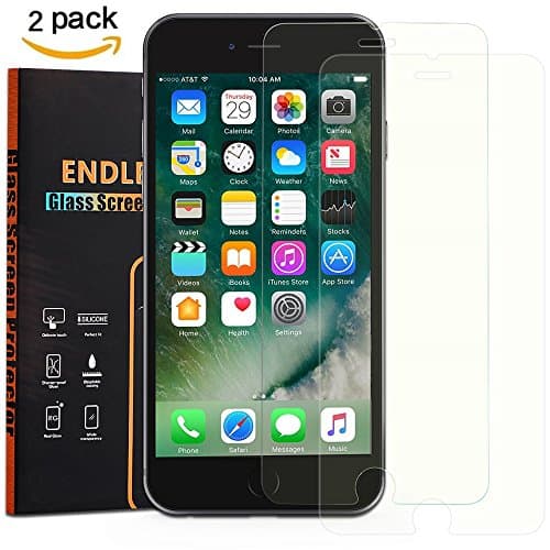 iPhone 6s Plus Screen Protector (3 Pack),ENDLER [Shatter Proof] 3D Touch Rouned-Fit Design Tempered Glass Screen Protector for Apple iPod Touch 5,iPod Touch 5 Glass Screen Protector (Ultra-Clear)