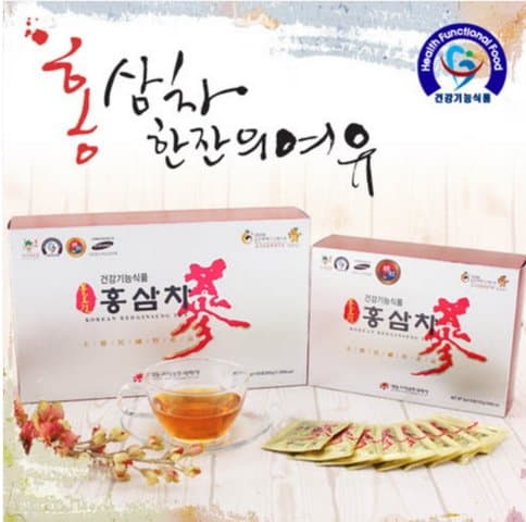 Korean Red Ginseng Tee(3g X 100 Count)