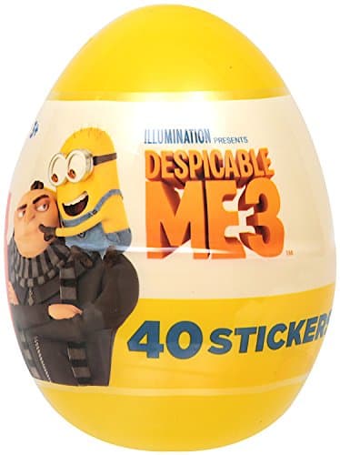 Despicable Me 3 Stickers 40 Count Suprise Egg