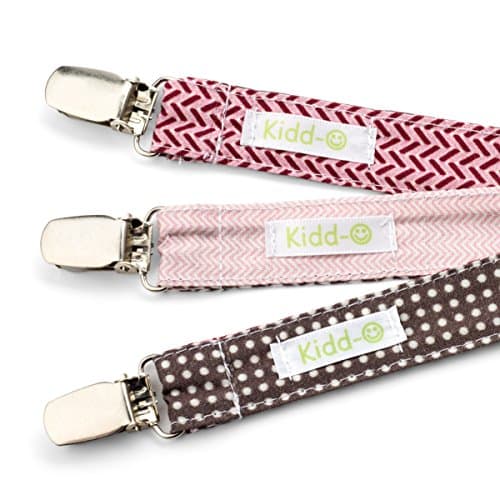 Pacifier Clip for Girl - Teether Holder - Unisex