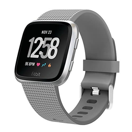 Hanlesi for Fitbit Versa Band,Silicone TPU Adjustable Waterproof Replacement Sport Band for Fitbit Versa Fitness Tracker Watch for Man Boy