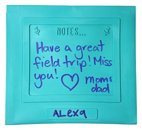 Reusable Lunch Bag for Sandwiches or Snacks with Personalized Notes, School Lunch Bag, Eco-Friendly Bag, Snack Bag, Great for Summer Camp, Seen on the Today Show, By spbang, Ocean Blue Colored