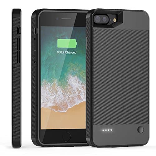 iPhone 8 Plus / 7 Plus Battery Case, Szresm Ultra Slim Portable Charging Case for iPhone 7 Plus(5.5 inch) with 3600mAh Capacity/External Pack Juice Bank Charger Case