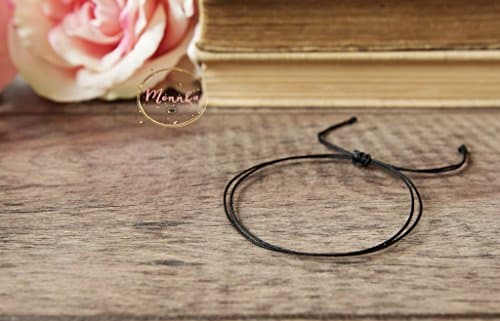 Black String Bracelet. Black String Kabbalah Bracelet. Good Luck Amulet