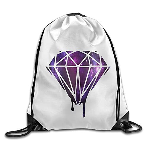Galaxy Diamond Drawstring Backpack Cool Sports Bag