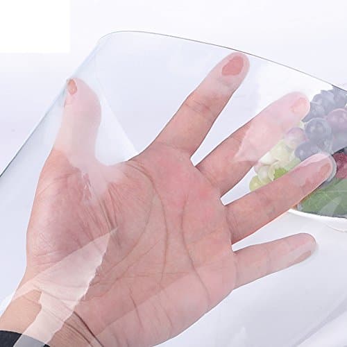 [waterproof],avoid ironing the tablecloth/pvc,soft glass, transparent table cloth/plastic table mat/tablecloth crystal plate table mat-F 90x90cm(35x35inch)