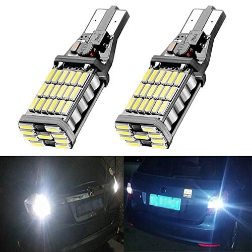 Raysen 1000 lumens Canbus Error Free 2pcs 21-BK Chipsets 921 912 W16W T10 T15 LED bulb LED replacement Bulbs For Backup Reverse Light Xenon White 6000K [Energy Class A+++]