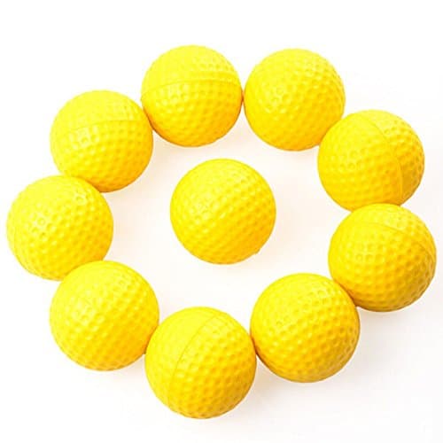 Backyard Practice Plastic Golf Balls Bright Yellow For Safe Indoor Or Outdoor Training Great For Kids Or Adults, By Particular Things