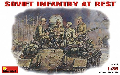 Mini Art Plastics Soviet Infantry at Rest