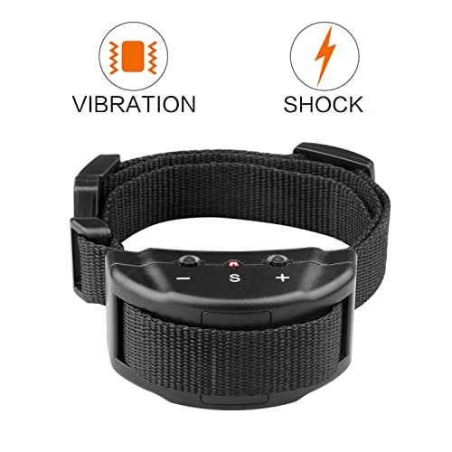 Petiner Bark Collar No Bark Shock Collar for Small, Large, Medium Dog No Pain Shock 7 Adjustable Sensitivity Levels Anti-Bark Training Collar Electronic e Collar Control Pet Safe Device with Battery