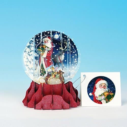 3D Pop Up Father Christmas Snowglobe
