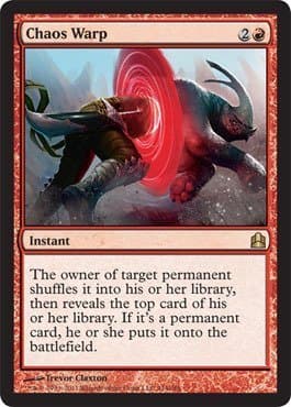 Magic: The Gathering - Chaos Warp - Commander By Magic: The Gathering