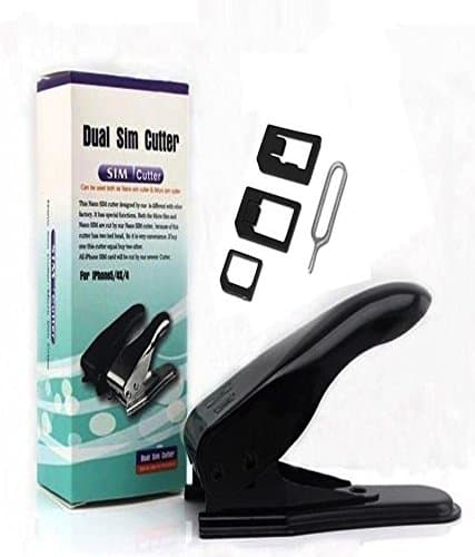 Click2u 2 in 1 Micro SIM Card Cutter Nano SIM Card Cutter and Adapter Kit Nano/Micro, Standard, Eject Pin for Mobile phone, Smartphone and Tablet