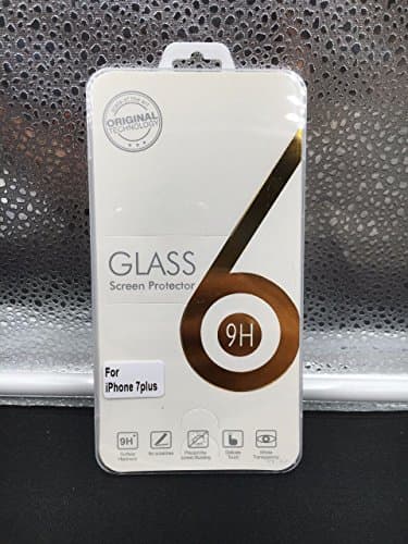 iPhone 7 Plus 6S/6 Plus Screen Protector, amFilm iPhone 7 Plus Tempered Glass Screen Protector for Apple iPhone 7 Plus, iPhone 6S Plus, 6 Plus 2016, 2015 (2-Pack)
